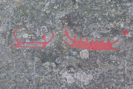 Petroglyphs are common in some parts of Sweden
