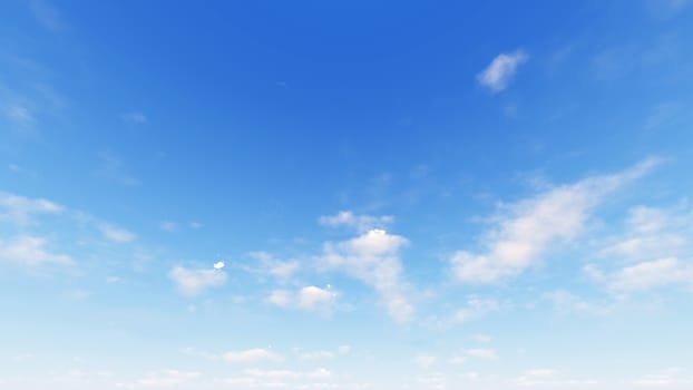 Cloudy blue sky abstract background, blue sky background with tiny clouds, 3d rendering

