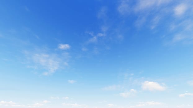 Cloudy blue sky abstract background, blue sky background with tiny clouds, 3d rendering

