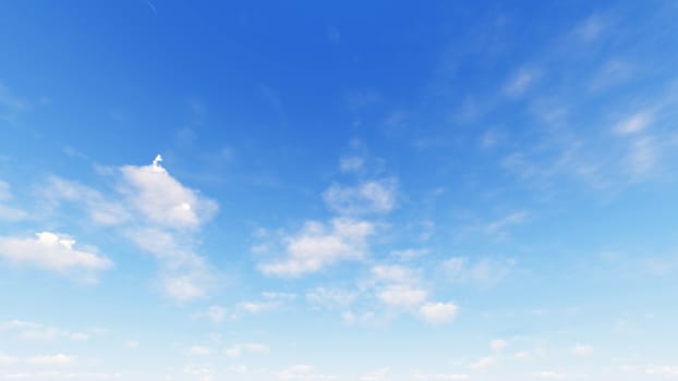 Cloudy blue sky abstract background, blue sky background with tiny clouds, 3d rendering

