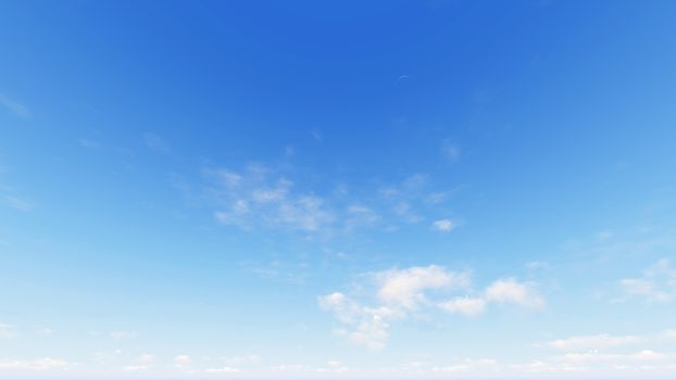 Cloudy blue sky abstract background, blue sky background with tiny clouds, 3d rendering

