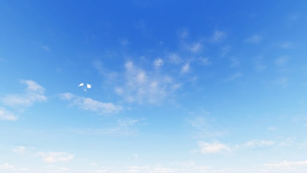 Cloudy blue sky abstract background, blue sky background with tiny clouds, 3d rendering

