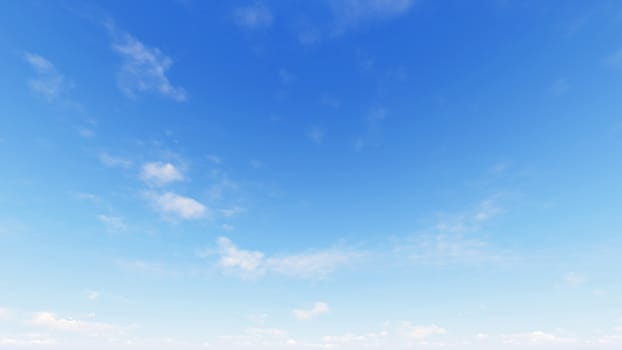 Cloudy blue sky abstract background, blue sky background with tiny clouds, 3d rendering

