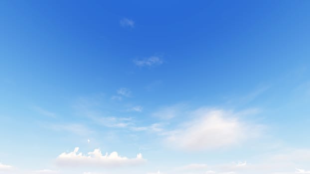 Cloudy blue sky abstract background, blue sky background with tiny clouds, 3d rendering

