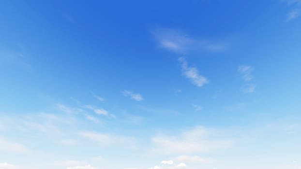 Cloudy blue sky abstract background, blue sky background with tiny clouds, 3d rendering

