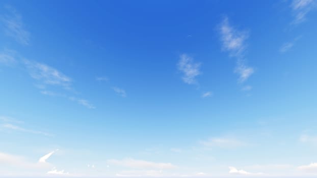 Cloudy blue sky abstract background, blue sky background with tiny clouds, 3d rendering

