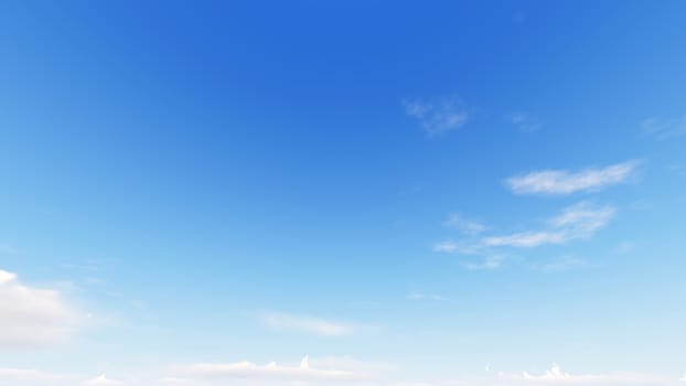 Cloudy blue sky abstract background, blue sky background with tiny clouds, 3d rendering

