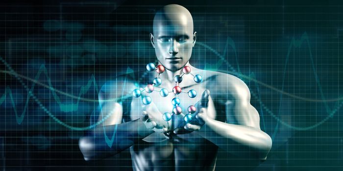 Futuristic Science Background of the Future Art