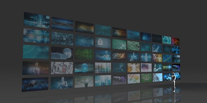 Advertising Network Background as an Abstract Concept