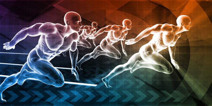 Performance Management and Job Coaching Concept Art