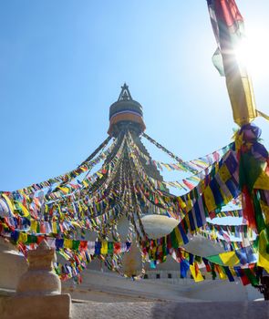 Boudhanath stupa in Kathmandu, Nepal