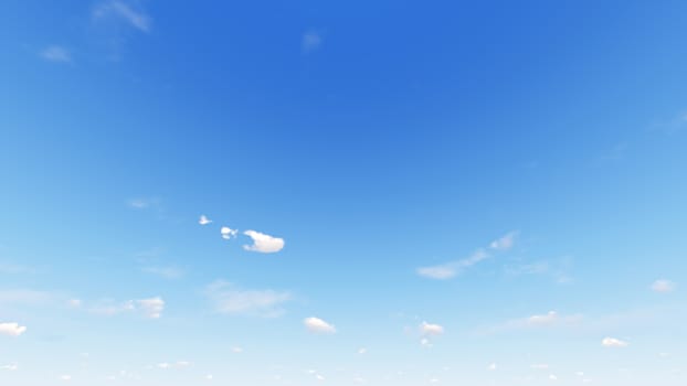 Cloudy blue sky abstract background, blue sky background with tiny clouds, 3d rendering

