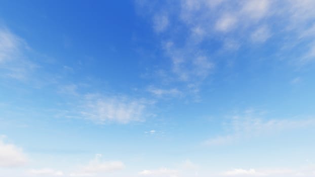 Cloudy blue sky abstract background, blue sky background with tiny clouds, 3d rendering

