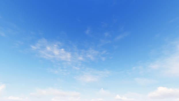 Cloudy blue sky abstract background, blue sky background with tiny clouds, 3d rendering

