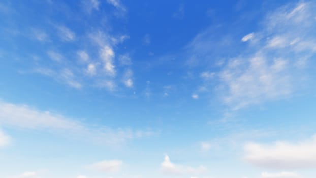 Cloudy blue sky abstract background, blue sky background with tiny clouds, 3d rendering

