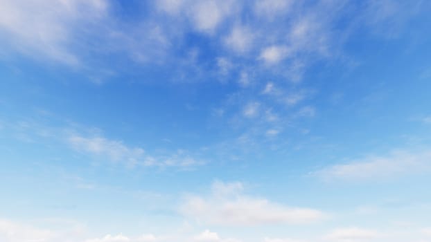 Cloudy blue sky abstract background, blue sky background with tiny clouds, 3d rendering

