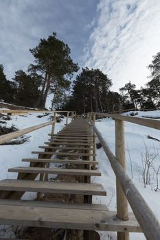 winter snow sea coast Baltic Sea Latvia Saulkrasti