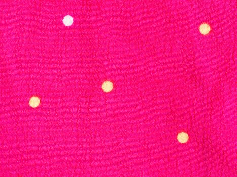 bright pink polka dot crepe texture as textile background