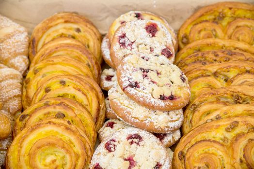 the fresh baked cookies fluffy croissants pastries