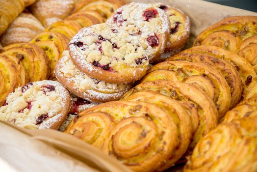 the fresh baked cookies fluffy croissants pastries