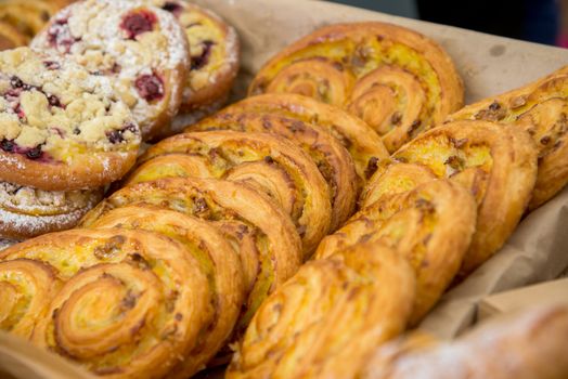 the fresh baked cookies fluffy croissants pastries