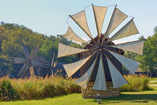 Medieval windmill in Sibiu, Romania