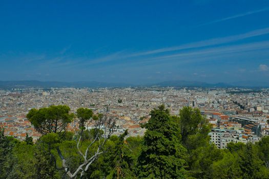 Basilica of Notre Dame de la Garde and old port in Marseille, France, Europe