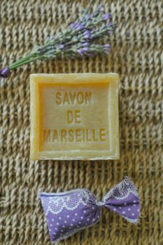 Marseille soap natural Multicolor soaps handmade with organic oil of lavender ond another flowers