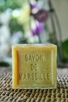 Marseille soap natural Multicolor soaps handmade with organic oil of lavender ond another flowers