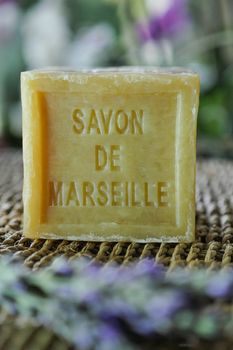 Marseille soap natural Multicolor soaps handmade with organic oil of lavender ond another flowers