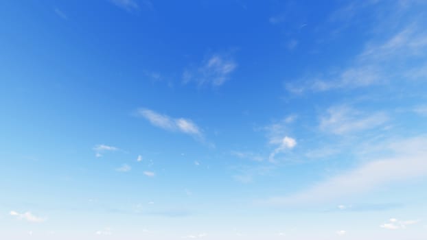 Cloudy blue sky abstract background, blue sky background with tiny clouds, 3d rendering

