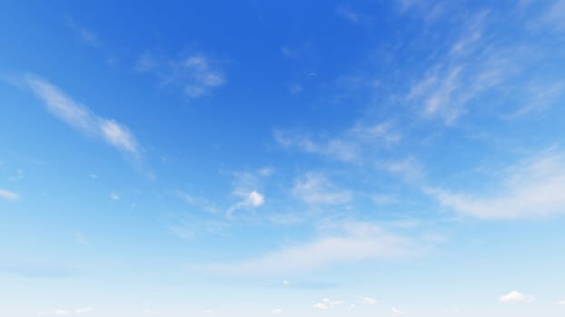 Cloudy blue sky abstract background, blue sky background with tiny clouds, 3d rendering

