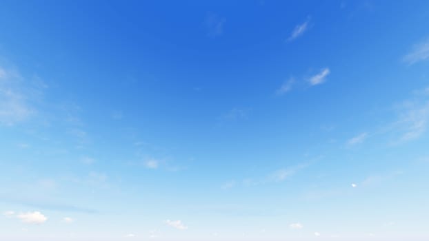 Cloudy blue sky abstract background, blue sky background with tiny clouds, 3d rendering

