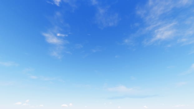 Cloudy blue sky abstract background, blue sky background with tiny clouds, 3d rendering

