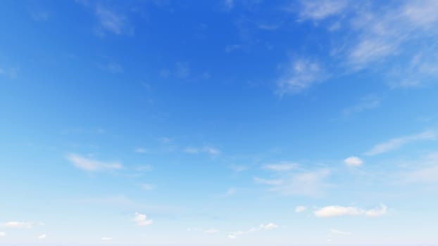 Cloudy blue sky abstract background, blue sky background with tiny clouds, 3d rendering

