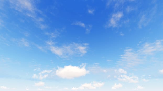 Cloudy blue sky abstract background, blue sky background with tiny clouds, 3d rendering

