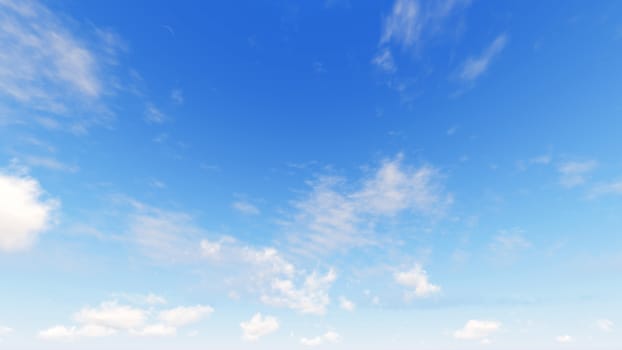 Cloudy blue sky abstract background, blue sky background with tiny clouds, 3d rendering

