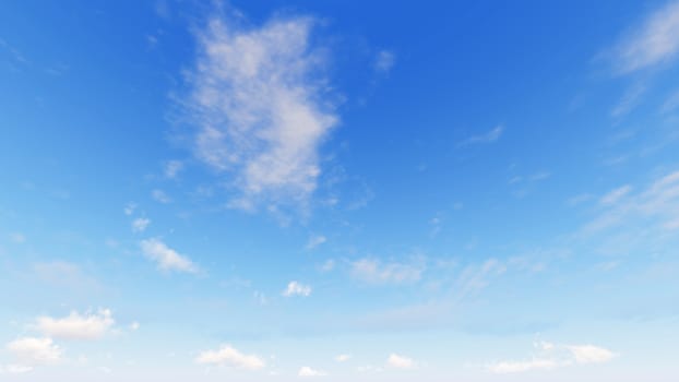 Cloudy blue sky abstract background, blue sky background with tiny clouds, 3d rendering

