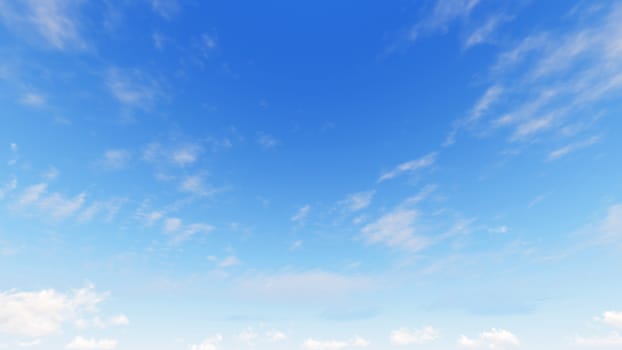 Cloudy blue sky abstract background, blue sky background with tiny clouds, 3d rendering

