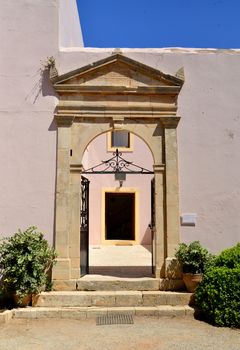 Arkadi Greek Monastery church entrance landmark architecture