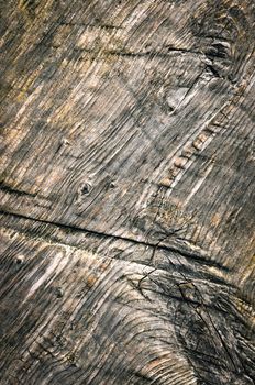 abstract background or texture Old wooden board with crack weatherworn