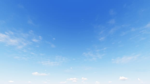 Cloudy blue sky abstract background, blue sky background with tiny clouds, 3d rendering

