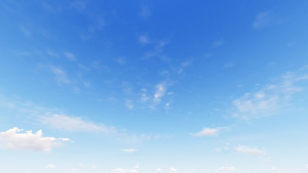 Cloudy blue sky abstract background, blue sky background with tiny clouds, 3d rendering

