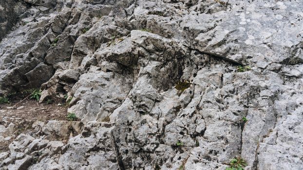 Gray Stone texture background wide angle light