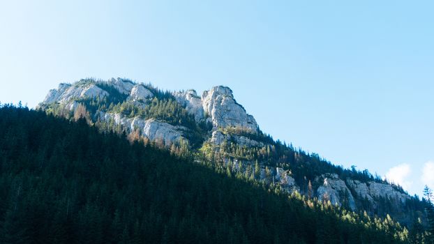 View of a Koscielisko Valley in polish Tatras Poland.