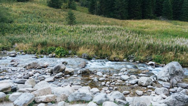 View of a Koscielisko Valley in polish Tatras Poland.