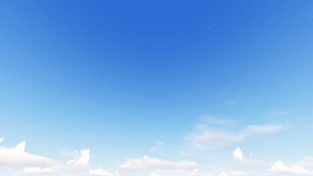 Cloudy blue sky abstract background, blue sky background with tiny clouds, 3d rendering

