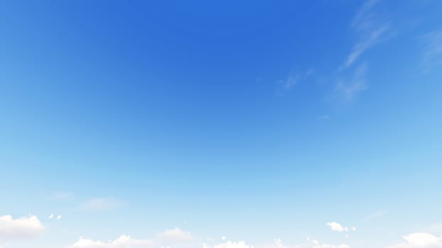 Cloudy blue sky abstract background, blue sky background with tiny clouds, 3d rendering

