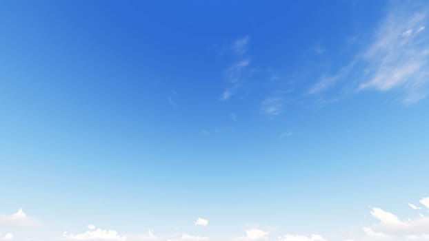 Cloudy blue sky abstract background, blue sky background with tiny clouds, 3d rendering

