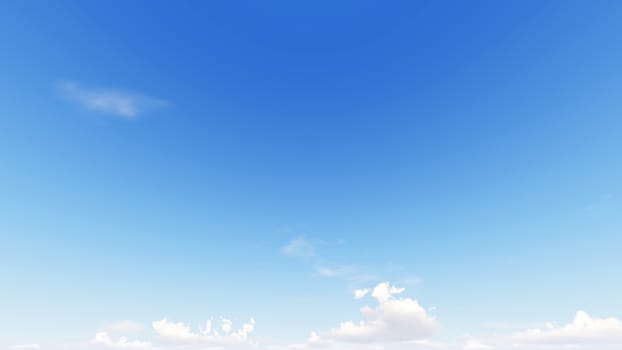 Cloudy blue sky abstract background, blue sky background with tiny clouds, 3d rendering

